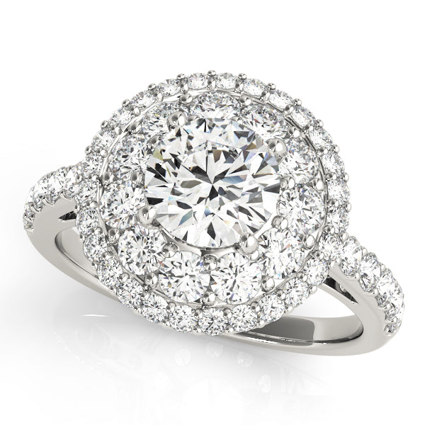 ENGAGEMENT RINGS HALO ROUND - Image 2