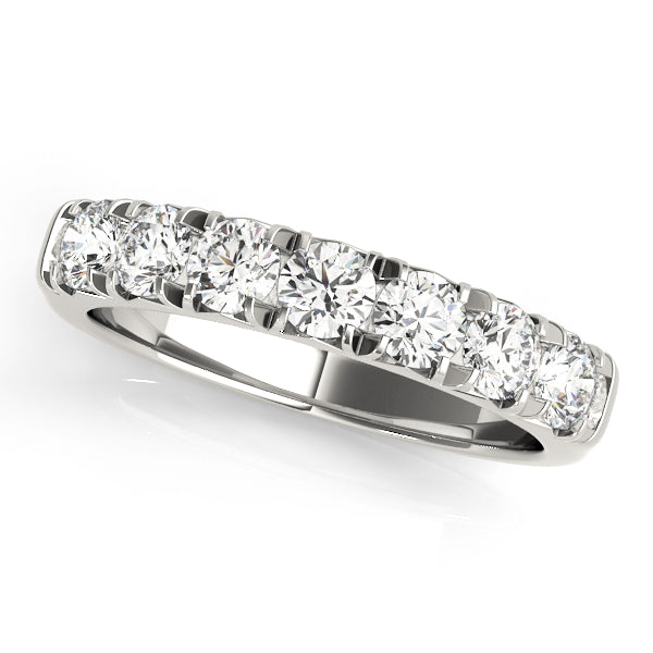 Elegant Seven-Stone Diamond Band Ring with 2 Carat Total Weight, SI1-SI2 G-H Quality