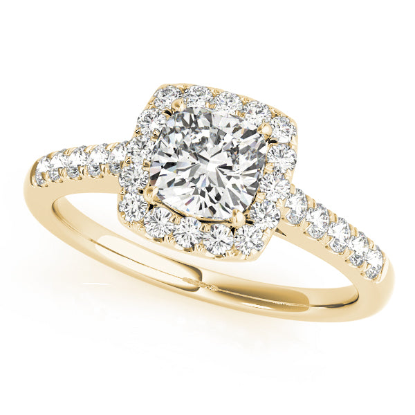ENGAGEMENT RINGS HALO SQUARE & CUSHION - Image 3