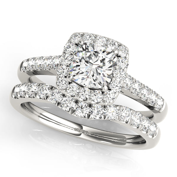 ENGAGEMENT RINGS HALO SQUARE & CUSHION - Image 9