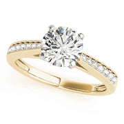 ENGAGEMENT RINGS SINGLE ROW PRONG SET - Image 4