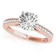 ENGAGEMENT RINGS SINGLE ROW PRONG SET - Image 9
