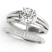 ENGAGEMENT RINGS SINGLE ROW PRONG SET - Image 8