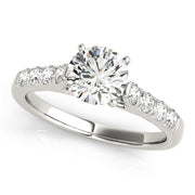 ENGAGEMENT RINGS SINGLE ROW PRONG SET - Image 2