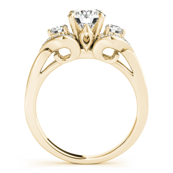 ENGAGEMENT RINGS 3 STONE ROUND - Image 5