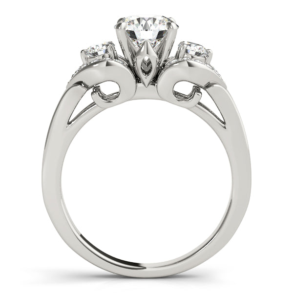 ENGAGEMENT RINGS 3 STONE ROUND - Image 7