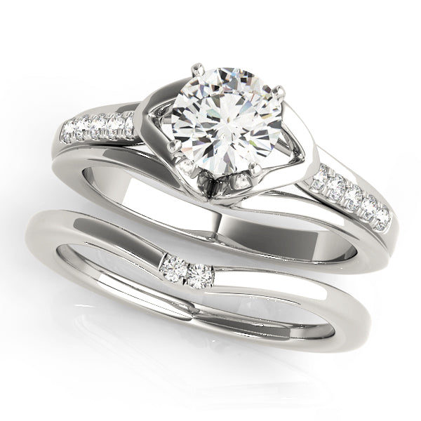 ENGAGEMENT RINGS SINGLE ROW PRONG SET - Image 3