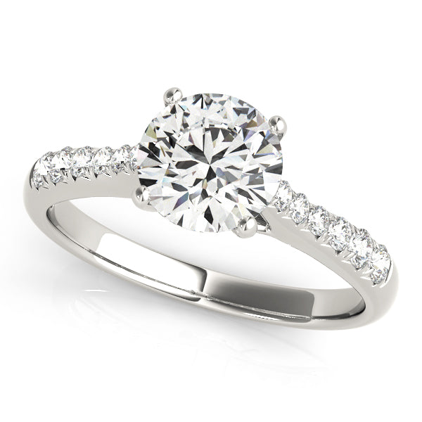 ENGAGEMENT RINGS SINGLE ROW PRONG SET - Image 2