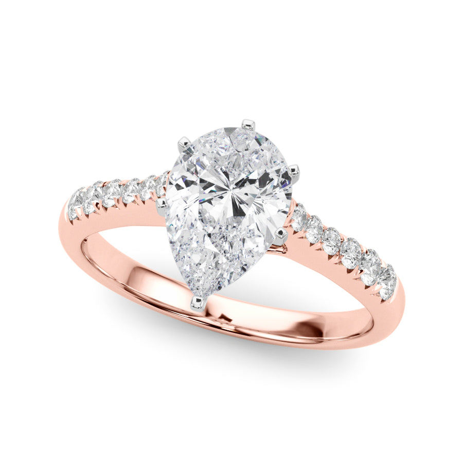 ENGAGEMENT RINGS SINGLE ROW PRONG SET - Image 5