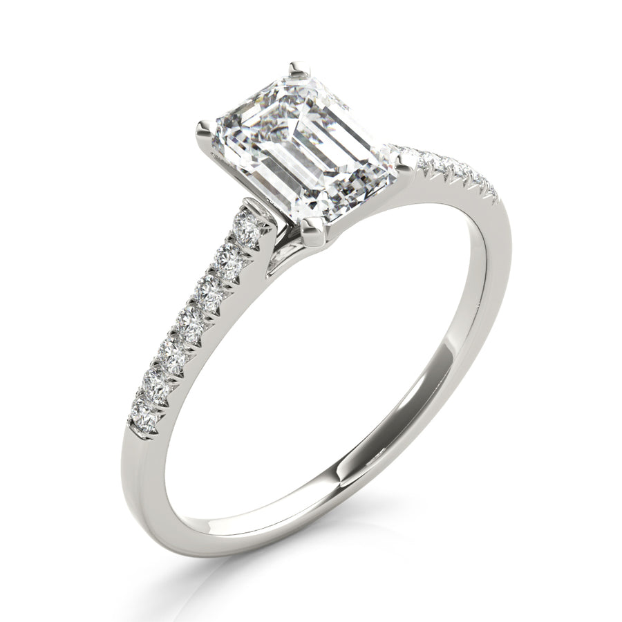 ENGAGEMENT RINGS SINGLE ROW PRONG SET - Image 3