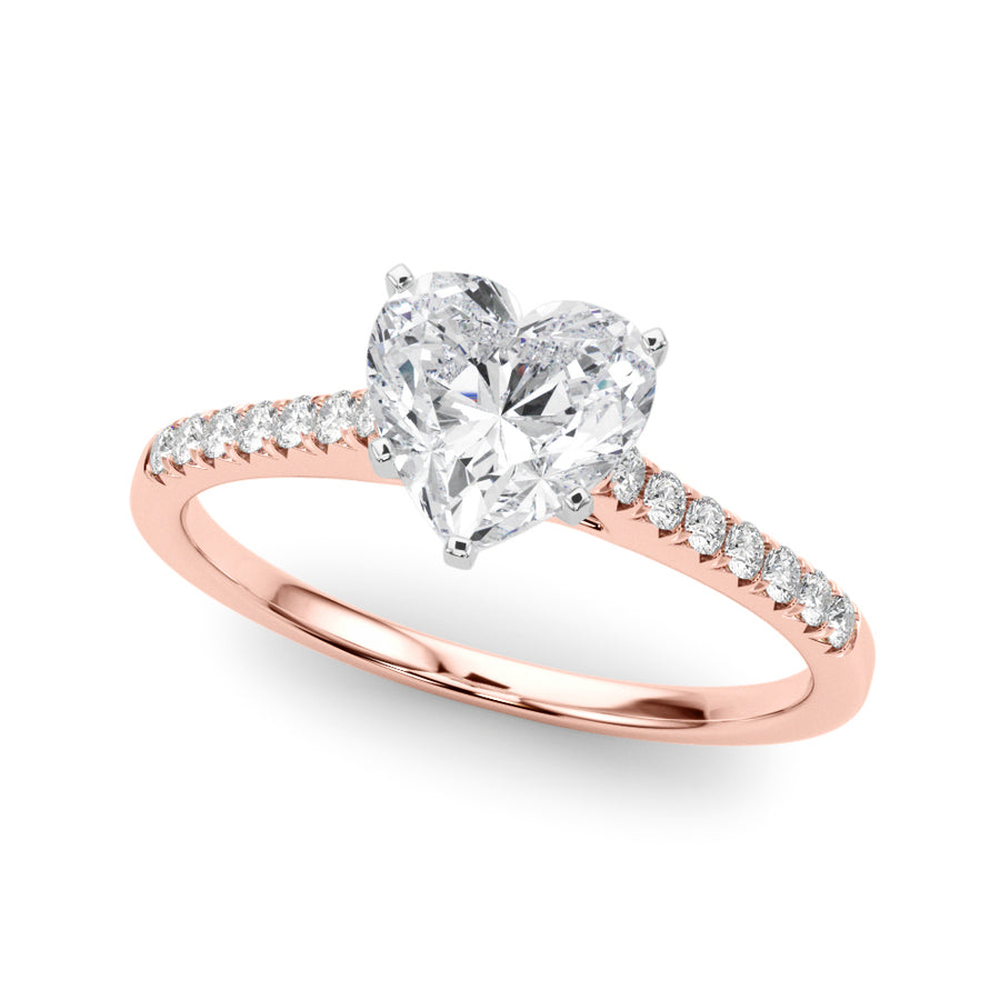 ENGAGEMENT RINGS SINGLE ROW PRONG SET - Image 9