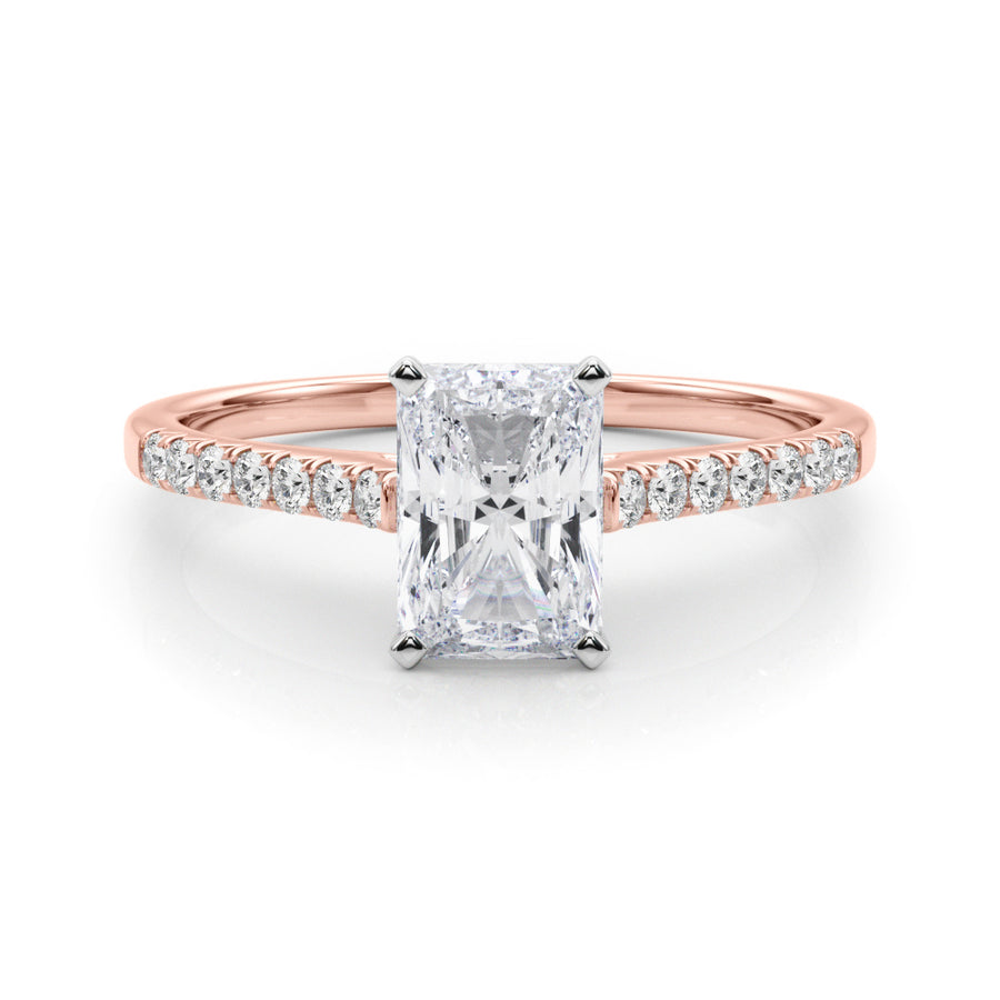 ENGAGEMENT RINGS SINGLE ROW PRONG SET - Image 5