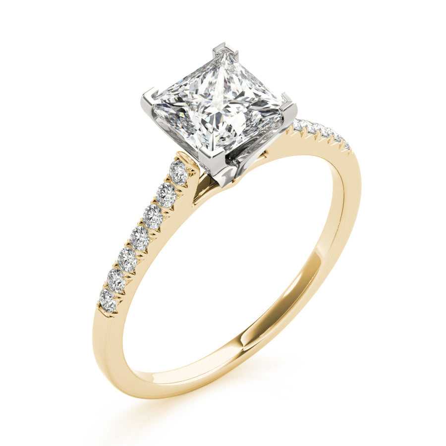 ENGAGEMENT RINGS SINGLE ROW PRONG SET - Image 6