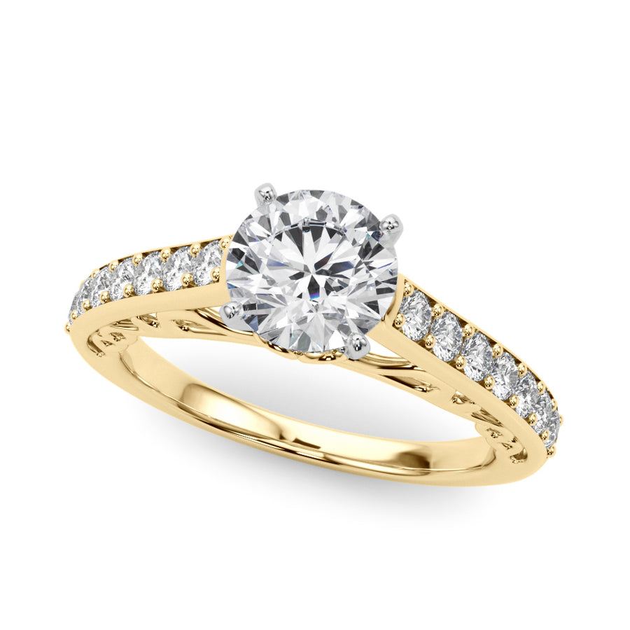 ENGAGEMENT RINGS SINGLE ROW PRONG SET - Image 5