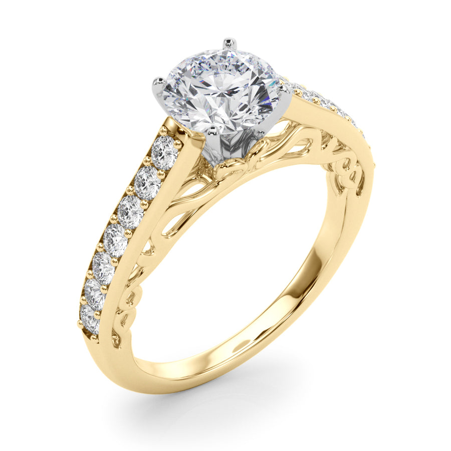 ENGAGEMENT RINGS SINGLE ROW PRONG SET - Image 4