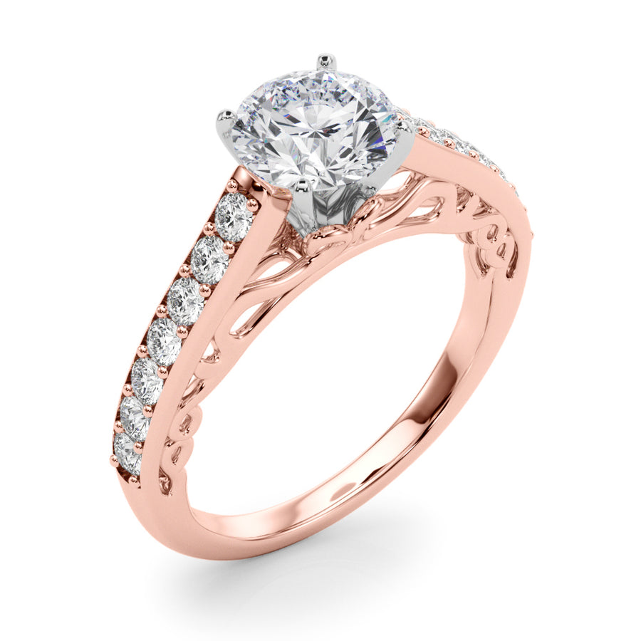 ENGAGEMENT RINGS SINGLE ROW PRONG SET - Image 9