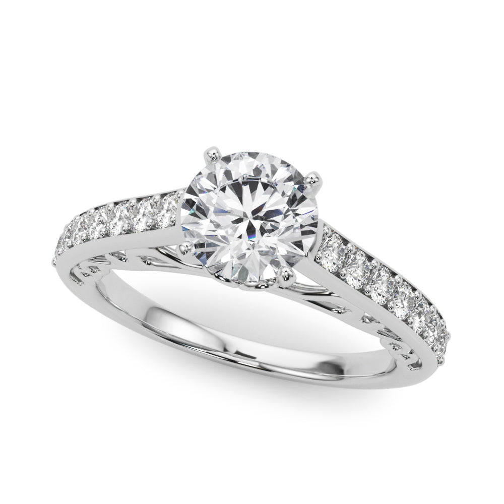 ENGAGEMENT RINGS SINGLE ROW PRONG SET - Image 2