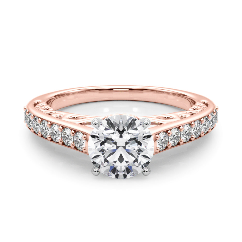 ENGAGEMENT RINGS SINGLE ROW PRONG SET - Image 3
