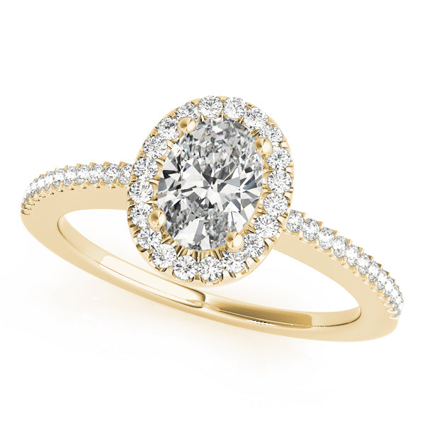 ENGAGEMENT RINGS HALO OVAL - Image 3