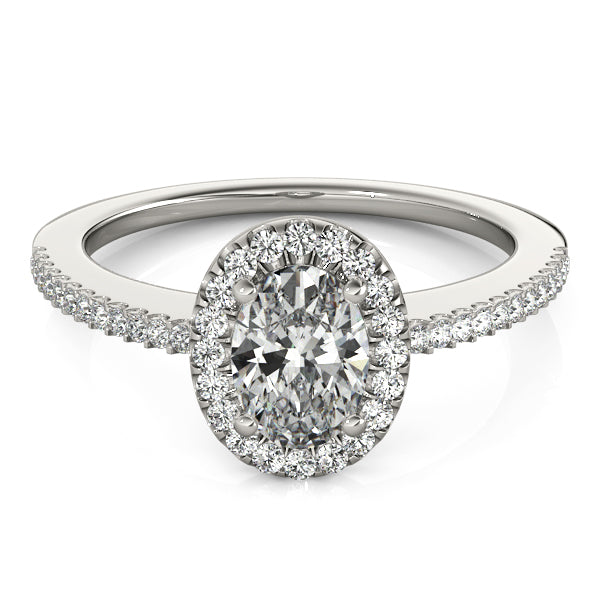 ENGAGEMENT RINGS HALO OVAL - Image 8
