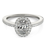 ENGAGEMENT RINGS HALO OVAL - Image 8