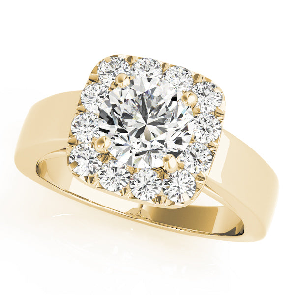 ENGAGEMENT RINGS HALO ROUND - Image 4