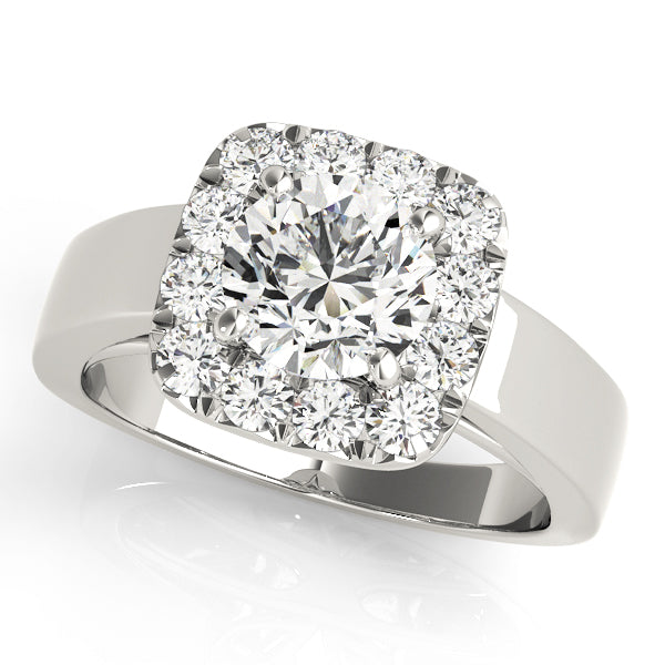ENGAGEMENT RINGS HALO ROUND - Image 2