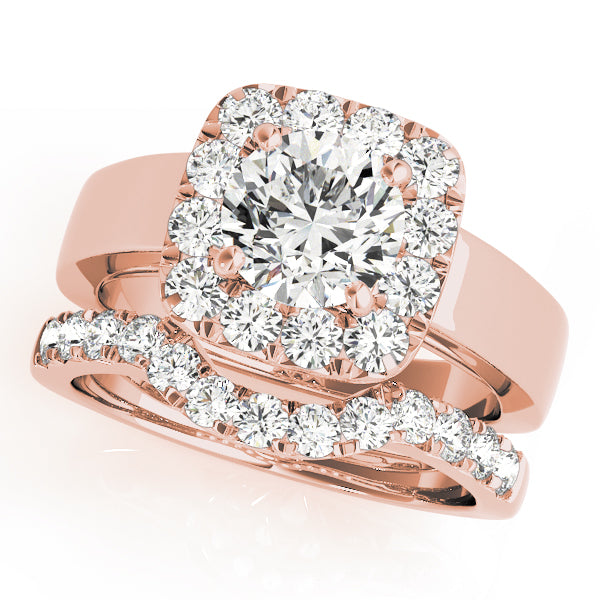 ENGAGEMENT RINGS HALO ROUND - Image 8
