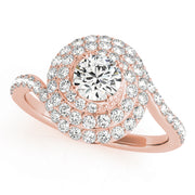 ENGAGEMENT RINGS HALO ROUND - Image 6