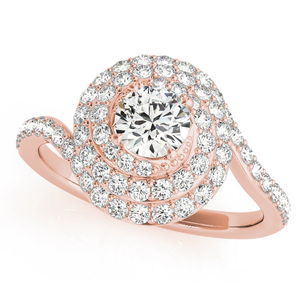 ENGAGEMENT RINGS HALO ROUND - Image 6