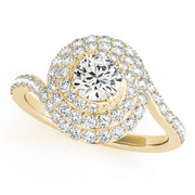 ENGAGEMENT RINGS HALO ROUND - Image 3