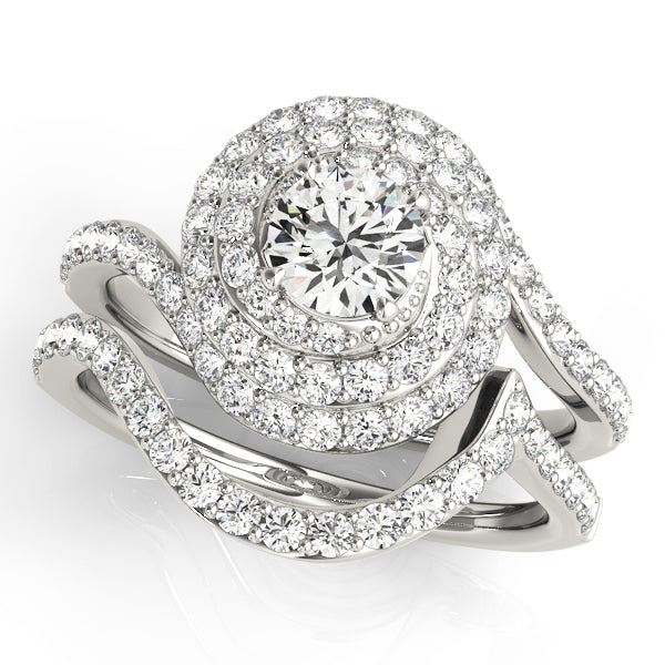 ENGAGEMENT RINGS HALO ROUND - Image 10