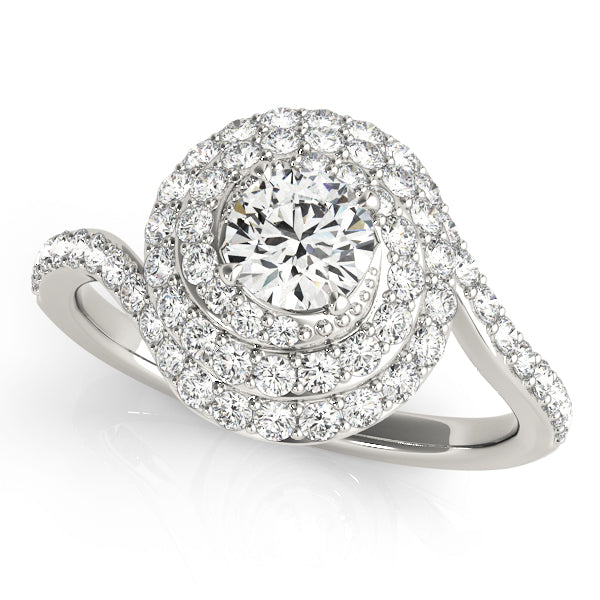ENGAGEMENT RINGS HALO ROUND - Image 2