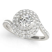 ENGAGEMENT RINGS HALO ROUND - Image 2