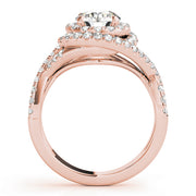 ENGAGEMENT RINGS HALO ROUND - Image 8