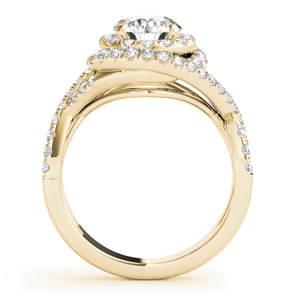 ENGAGEMENT RINGS HALO ROUND - Image 3
