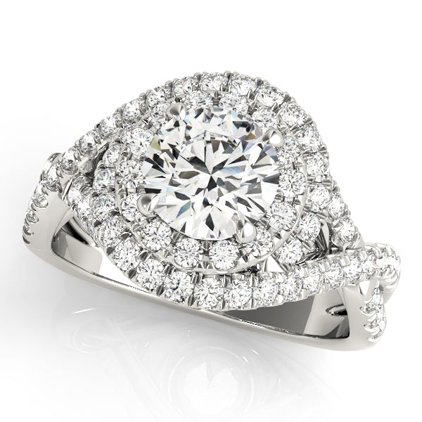 ENGAGEMENT RINGS HALO ROUND - Image 2