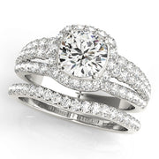 ENGAGEMENT RINGS HALO ROUND - Image 3