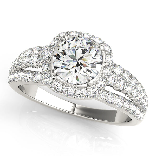 ENGAGEMENT RINGS HALO ROUND - Image 2