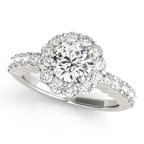 ENGAGEMENT RINGS HALO ROUND - Image 2