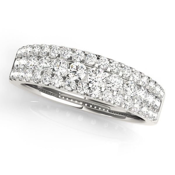 Three-Quarter Carat Total Weight Diamond Wedding Band in G-H Color, SI1-SI2 Clarity