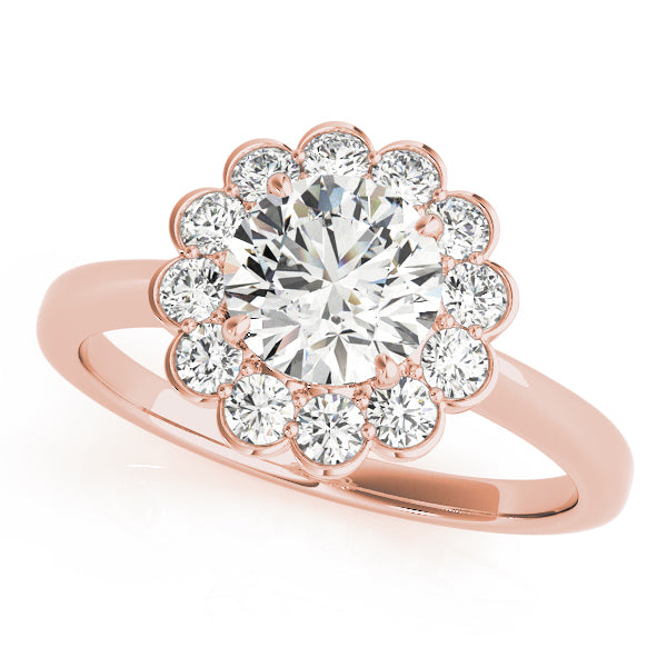 ENGAGEMENT RINGS HALO ROUND - Image 6