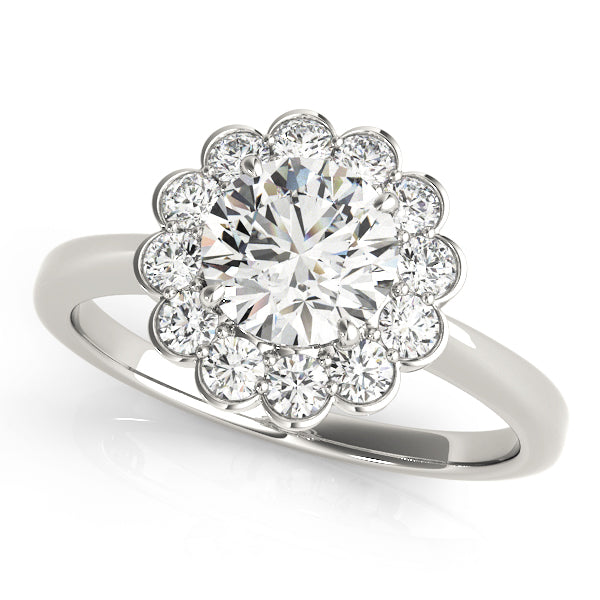 ENGAGEMENT RINGS HALO ROUND - Image 2
