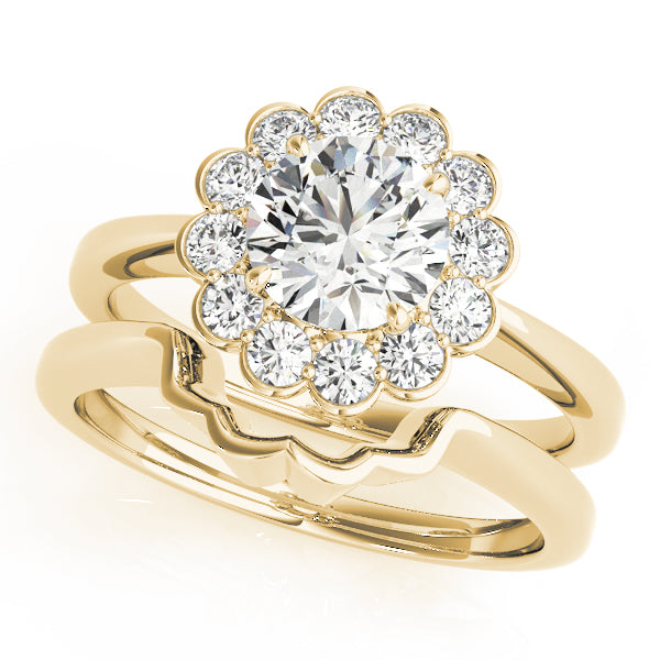 ENGAGEMENT RINGS HALO ROUND - Image 8