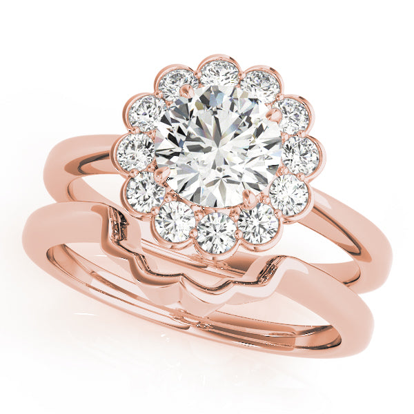 ENGAGEMENT RINGS HALO ROUND - Image 3