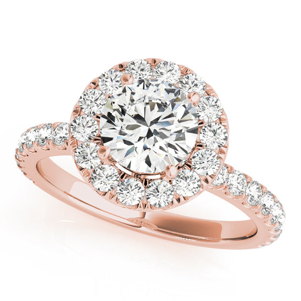 ENGAGEMENT RINGS HALO ROUND - Image 8