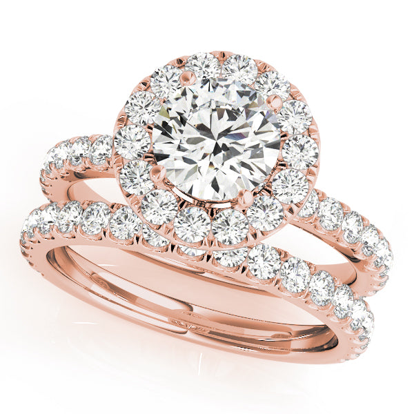 ENGAGEMENT RINGS HALO ROUND - Image 4