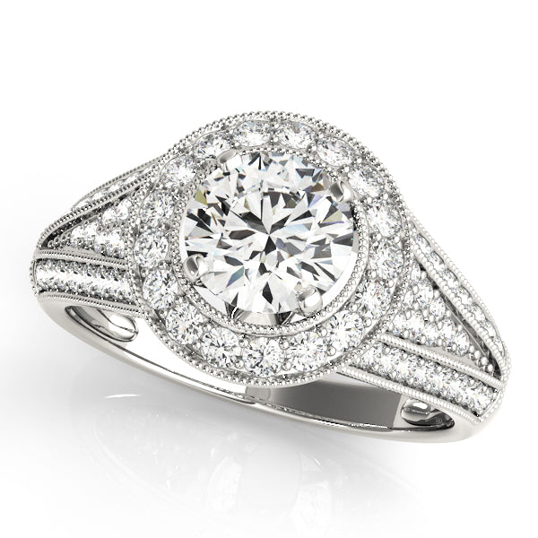 ENGAGEMENT RINGS HALO ROUND - Image 2