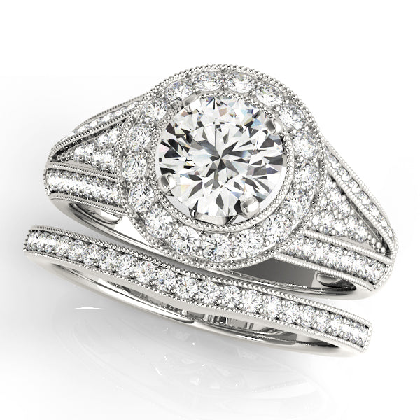 ENGAGEMENT RINGS HALO ROUND - Image 3