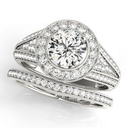 ENGAGEMENT RINGS HALO ROUND - Image 3